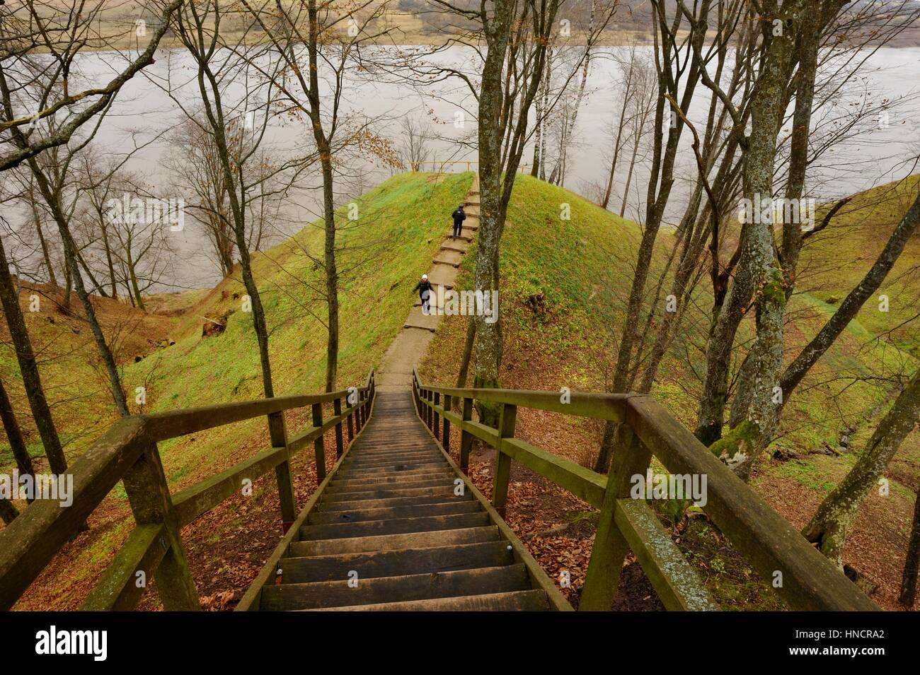Dans Sudargas,Litauen Landschaften. Banque D'Images