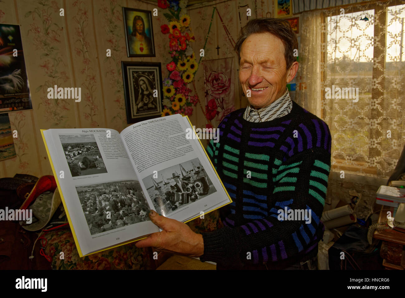 Foto Guru Juozas Vitas Tamusauskas in,Sudargas, Colizeum.Litauen. Banque D'Images