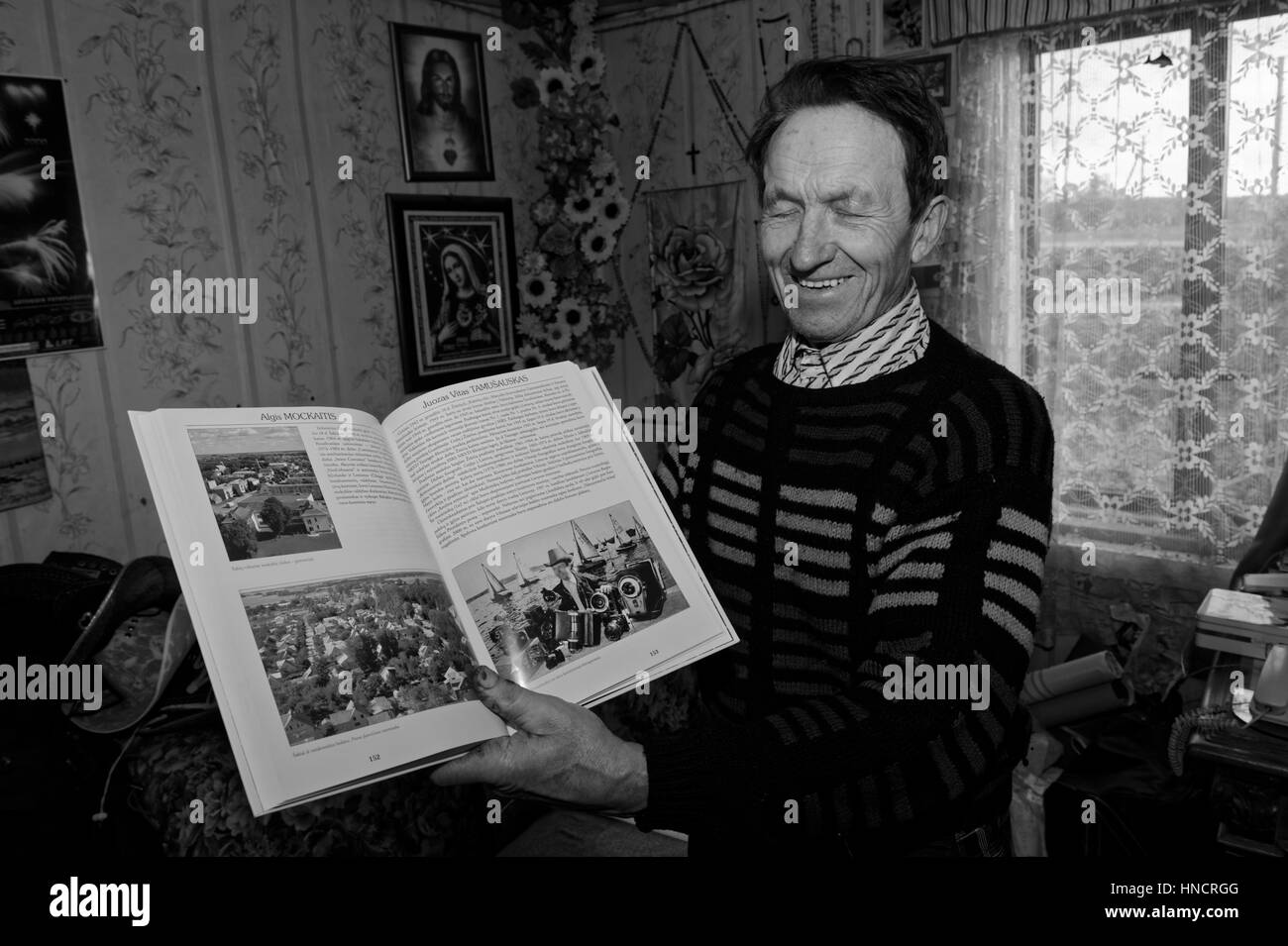 Foto Guru Juozas Vitas Tamusauskas in,Sudargas, Colizeum.Litauen. Banque D'Images