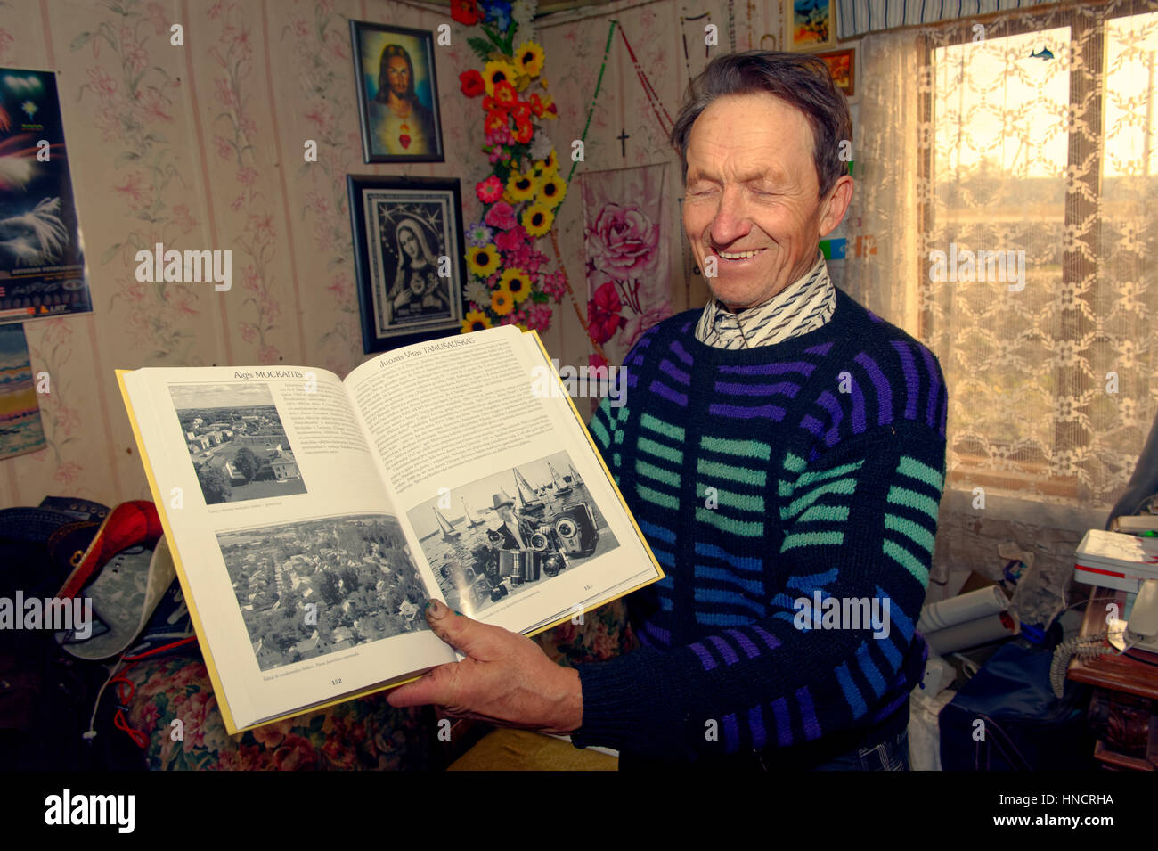 Foto Guru Juozas Vitas Tamusauskas in,Sudargas, Colizeum.Litauen. Banque D'Images