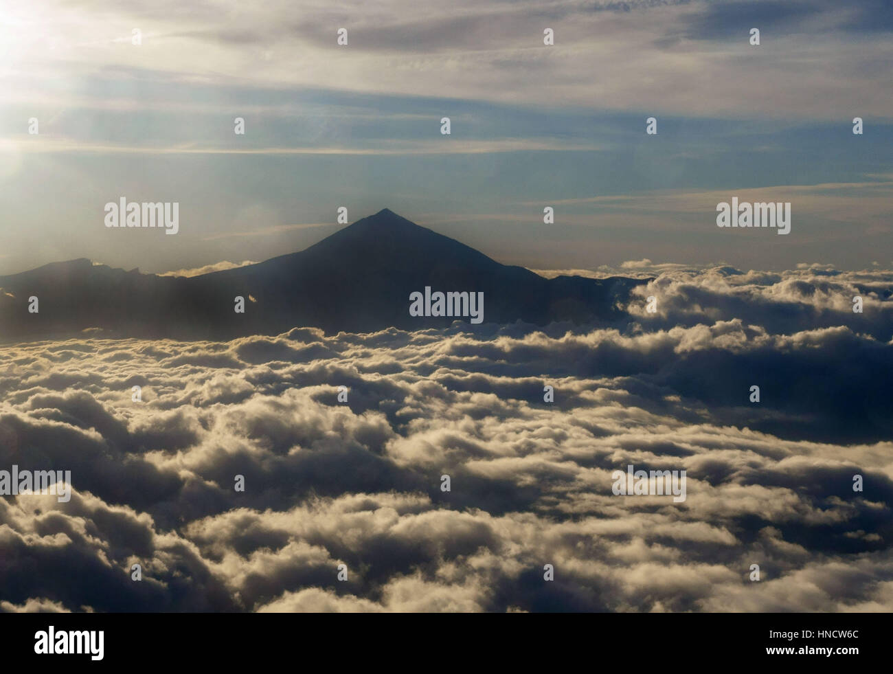 Le Mont Teide, Tenerife, Canaries est plus haut sommet d'Espagne Banque D'Images Le Mont Teide, Tenerife, Canaries est plus haut sommet d'Espagne Banque D'Images