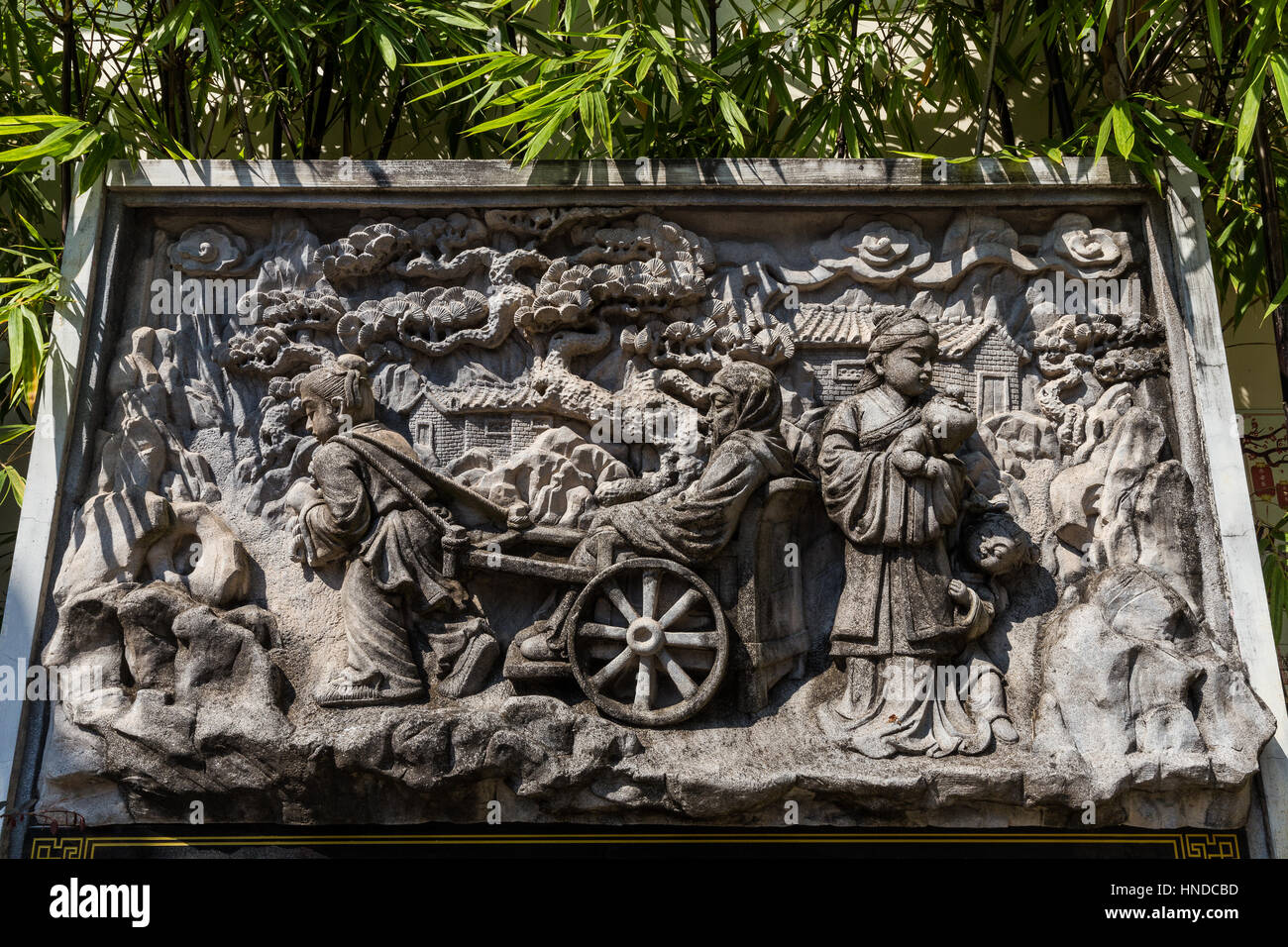 Le Thai-Chinese Centre Culturel à Udon Thani a ouvert ses portes en janvier 2013. Son objectif est la préservation de l'art, culture, mode de vie et philosophiques princ Banque D'Images