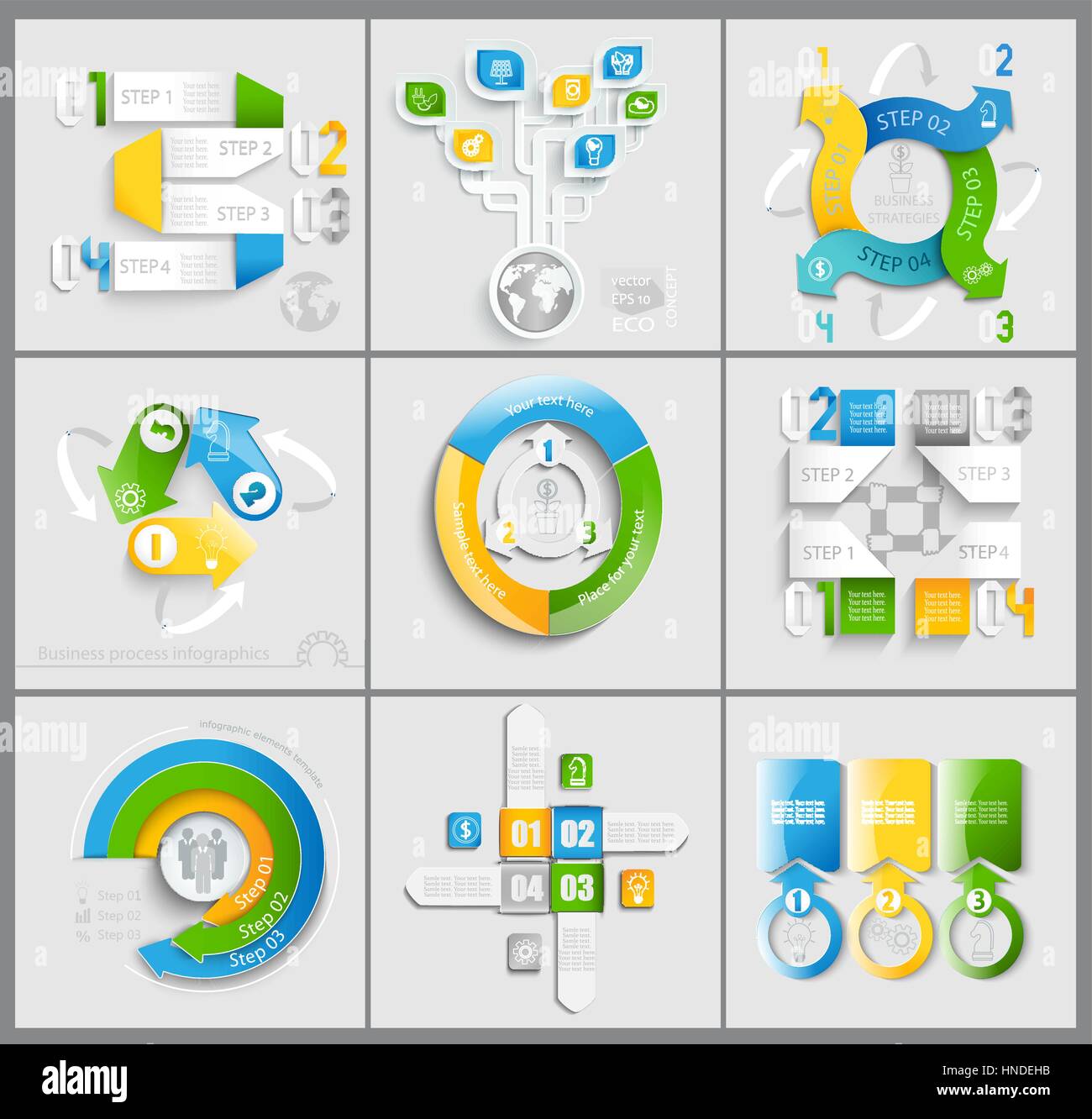 Définition de l'infographie marketing modèle. Vector illustration. Illustration de Vecteur