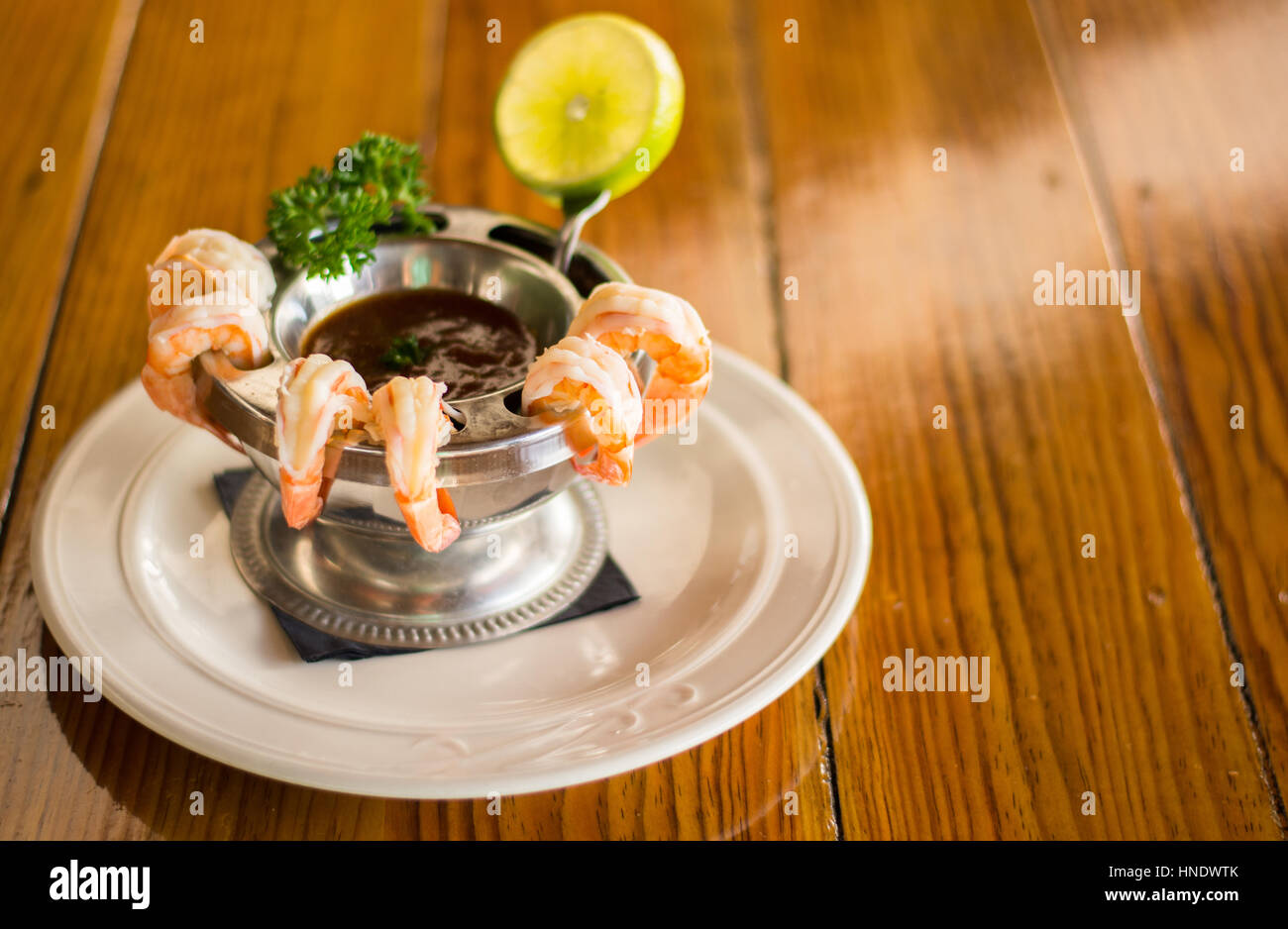 Cocktail de crevettes Banque D'Images