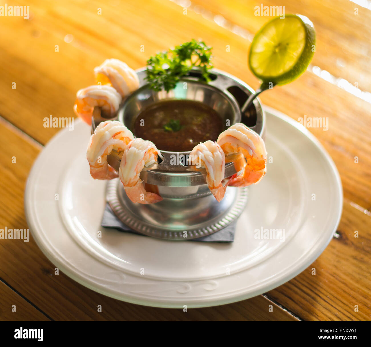 Cocktail de crevettes Banque D'Images