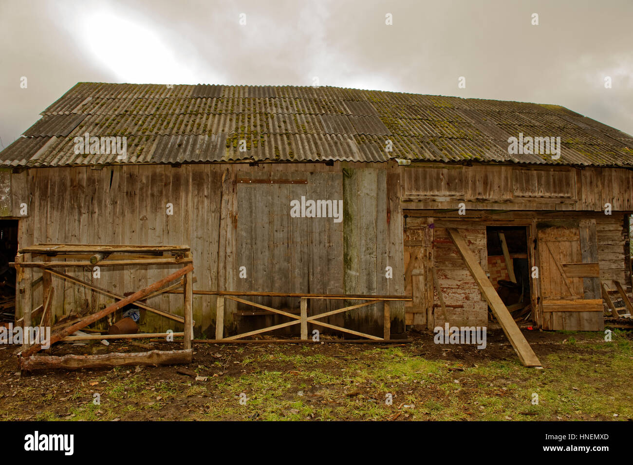 Landschaften in Litauen, Sudargas ,Colizeum .Sakiai. Banque D'Images