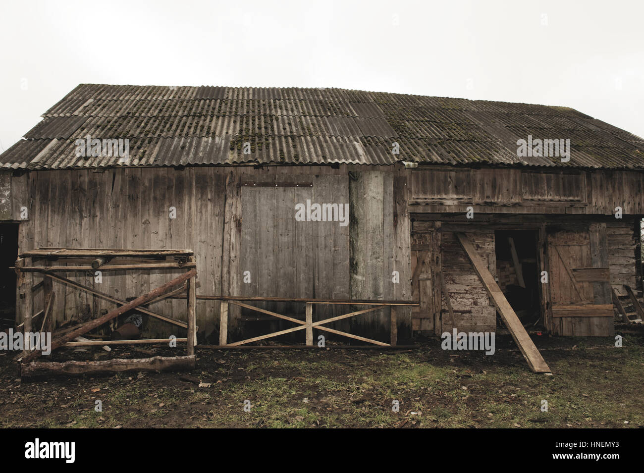 Landschaften in Litauen, Sudargas ,Colizeum .Sakiai. Banque D'Images