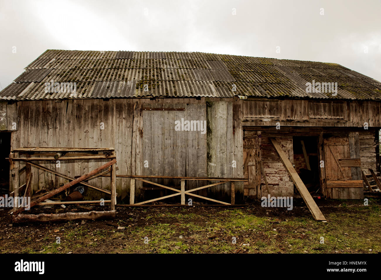 Landschaften in Litauen, Sudargas ,Colizeum .Sakiai. Banque D'Images