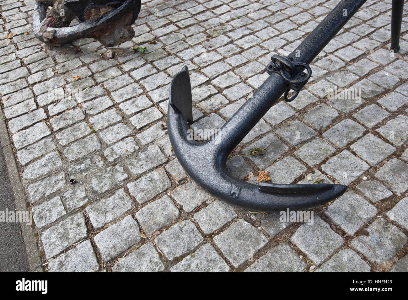 L'ancre à National Maritime Museum, Greenwich, Londres Banque D'Images