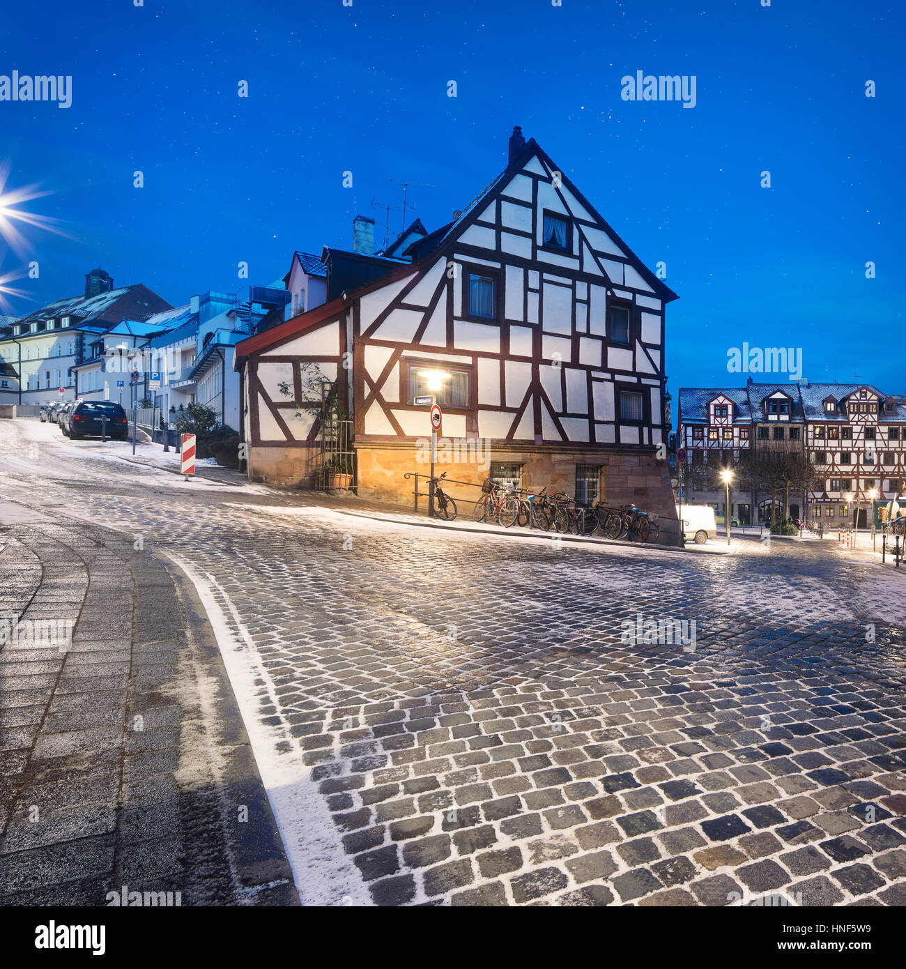 La ville médiévale de Nuremberg, Allemagne Banque D'Images