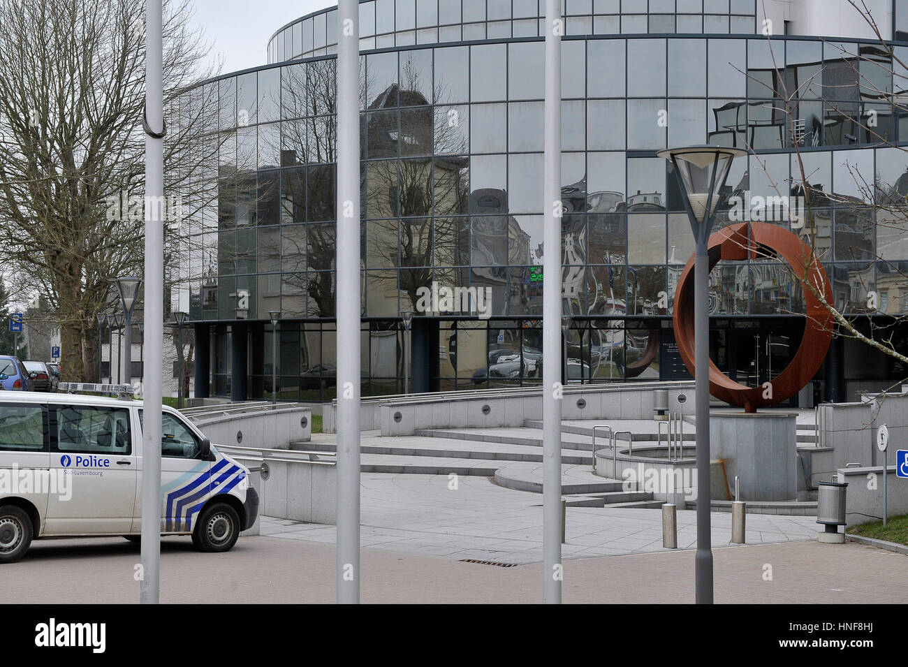 Belgique, Arlon 18.03.2011. La Cour de justice de Luxembourg, Palais de Justice d'Arlon. Banque D'Images