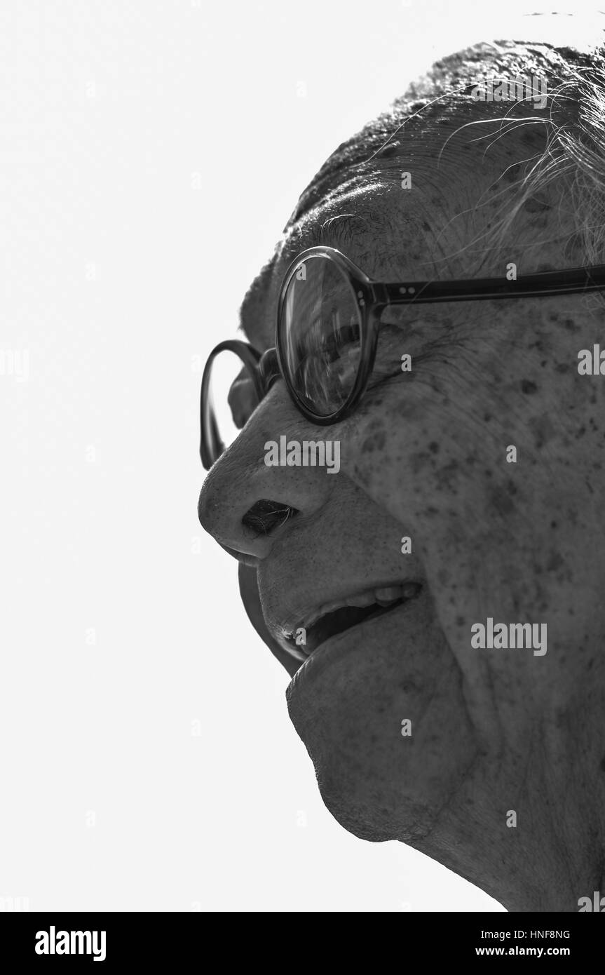 Luxembourg 01.07.2006,Chinese-US architecte Ieoh Ming Pei arrive à la musée d'Art Moderne Grand-Duc Jean (Mudam)-il conçu au Luxembourg, Banque D'Images