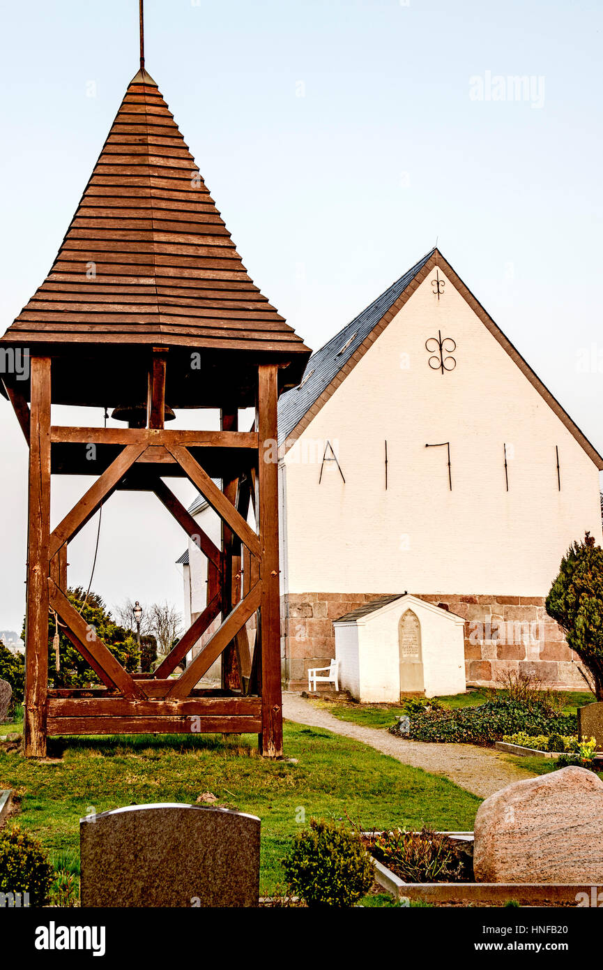 Eglise St Martin à Morsum, Sylt Banque D'Images