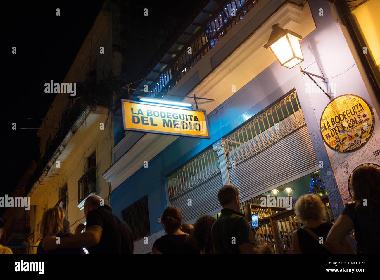 La Bodeguita del Medio, le bar historique à La Havane, célèbre pour les mojitos Banque D'Images