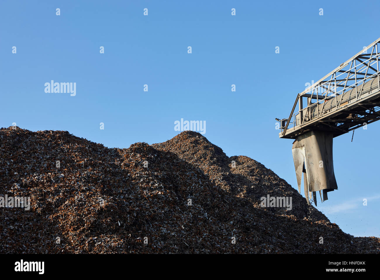 Usine de recyclage de métaux liverpool uk Banque D'Images