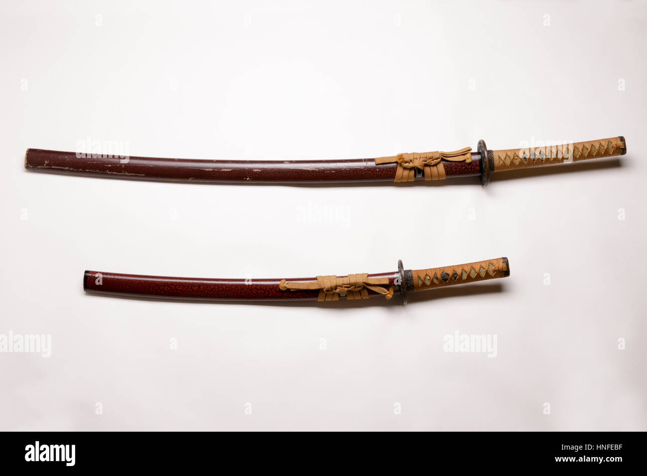 Des sabres de samouraï japonais Banque D'Images