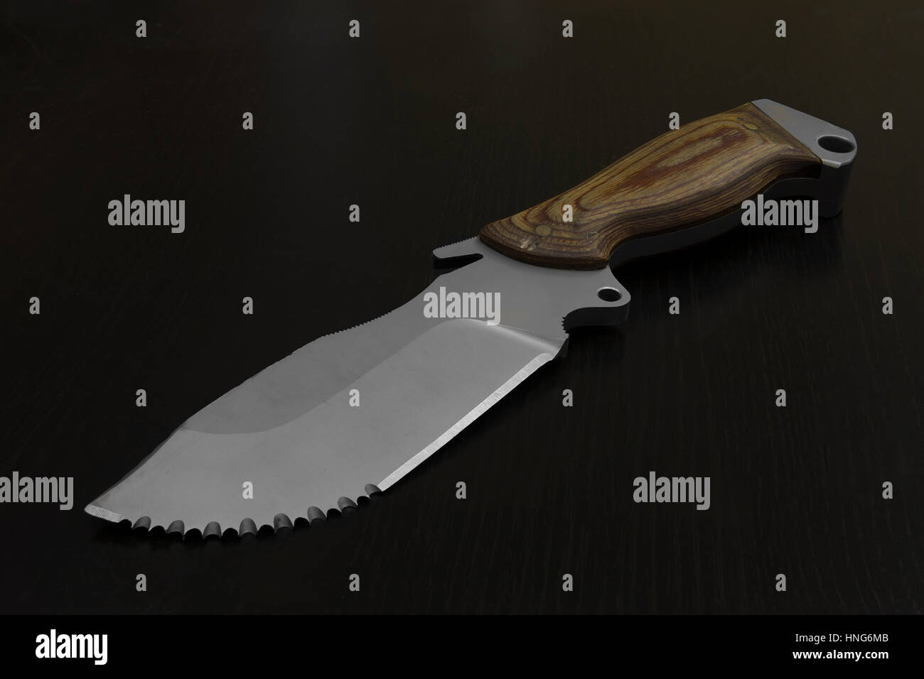 Couteau de combat pour le combat rapproché. Banque D'Images
