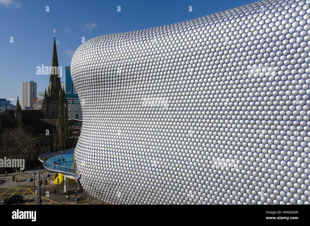 Le futuriste Selfridges building dans le centre commercial Bullring Centre à Birmingham Banque D'Images