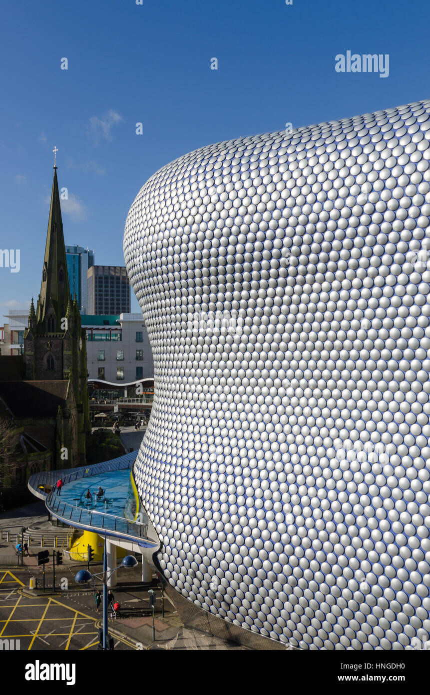 Le futuriste Selfridges building dans le centre commercial Bullring Centre à Birmingham Banque D'Images