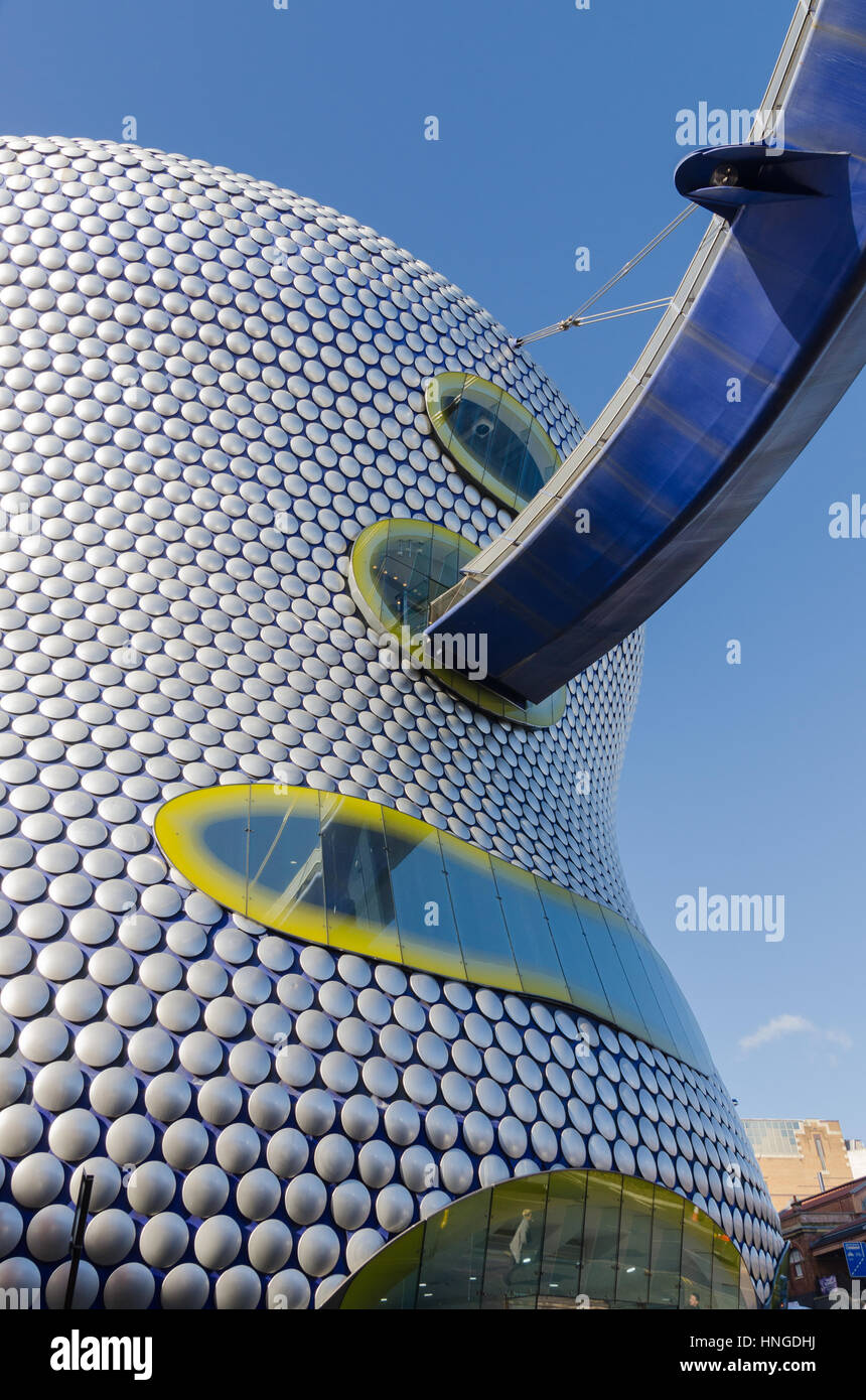 Le futuriste Selfridges building dans le centre commercial Bullring Centre à Birmingham Banque D'Images