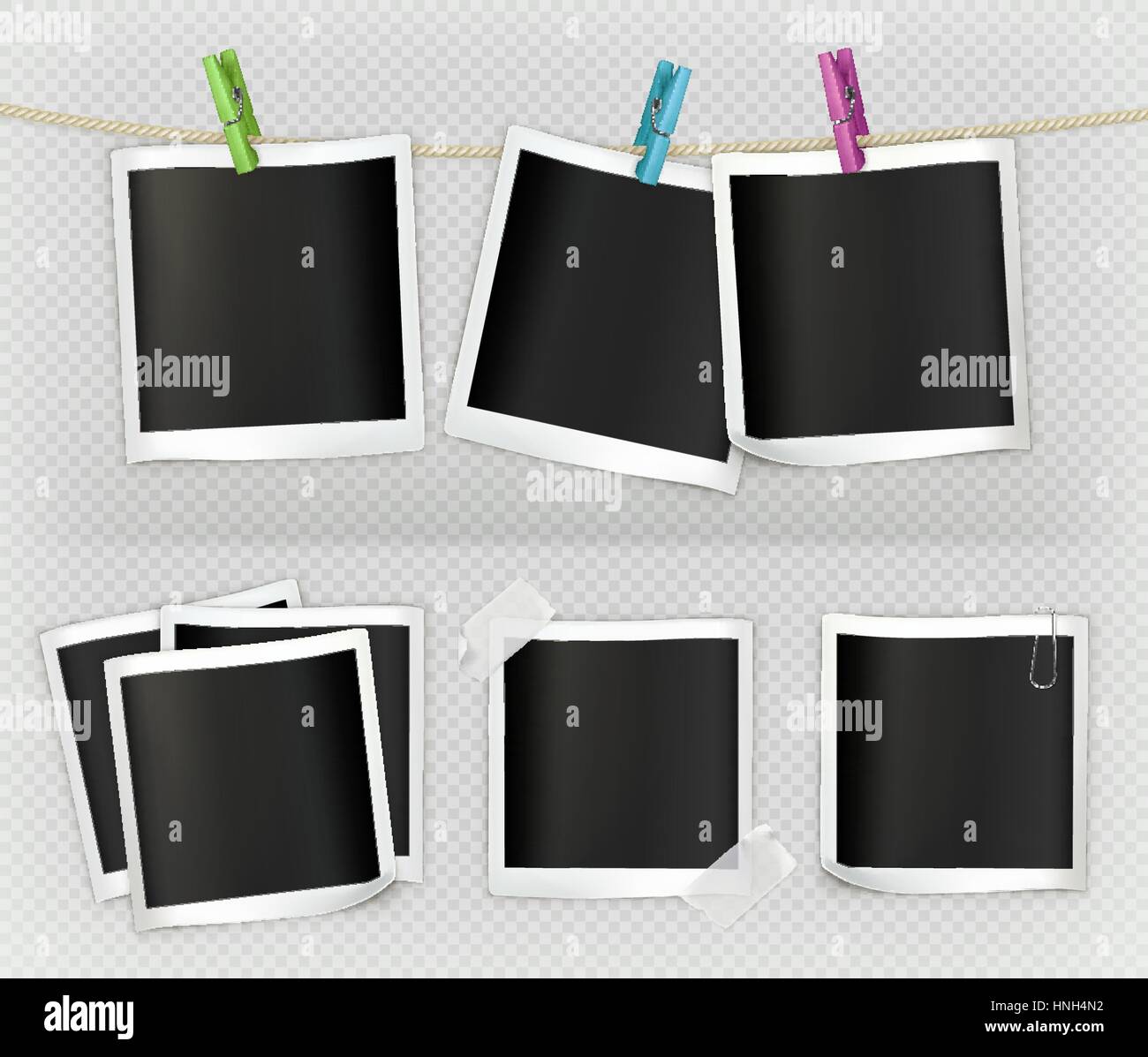 Photo Frame vector set Illustration de Vecteur