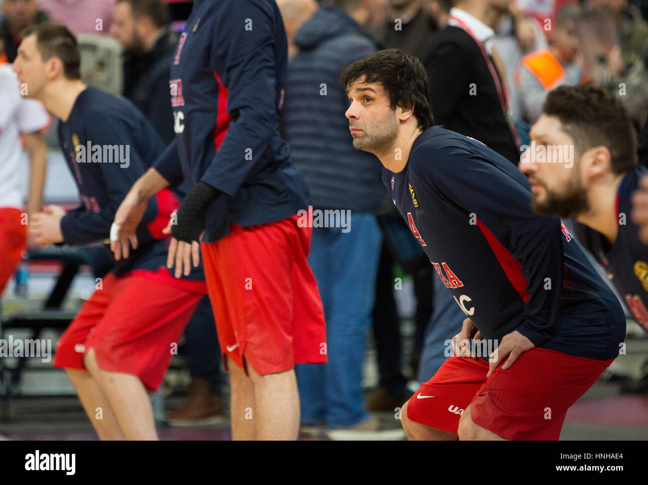 Crvena Zvezda mts Belgrade vs CSKA Moscou Banque D'Images