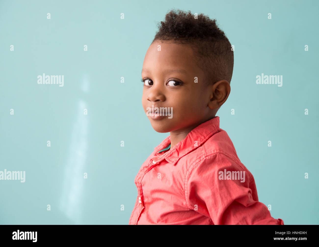 Cute boy head shots Banque D'Images