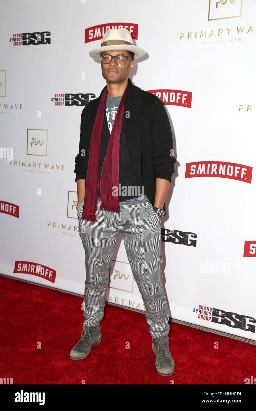 Los Angeles, CA, USA. Feb 11, 2017. Eric Benet aux arrivées de courbe primaire 11e GRAMMY pré-parti, le London hotel à West Hollywood, Los Angeles, CA 11 février 2017. Credit : Priscilla Grant/Everett Collection/Alamy Live News Banque D'Images