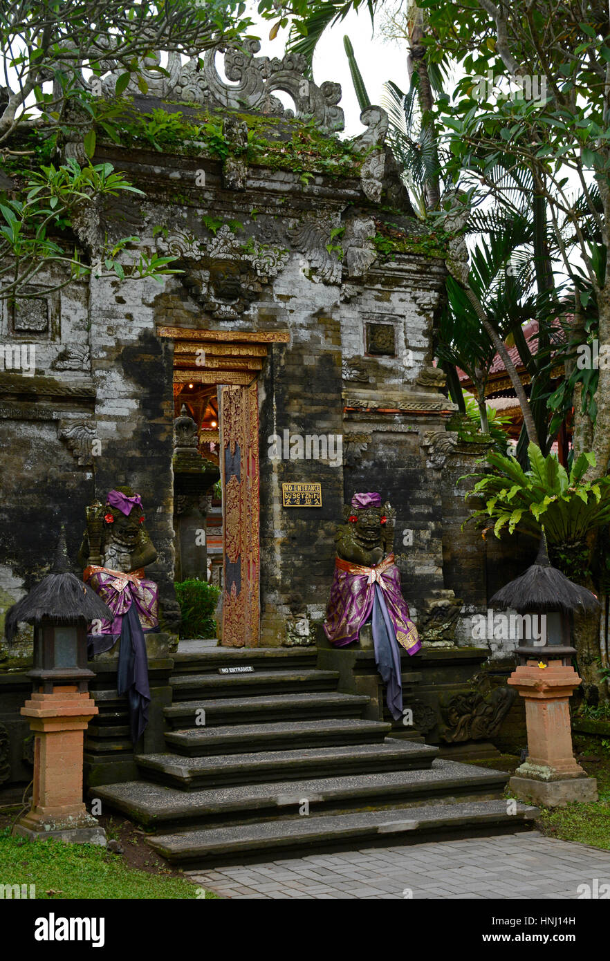 Puri Saren Palace, Ubud, Bali Banque D'Images