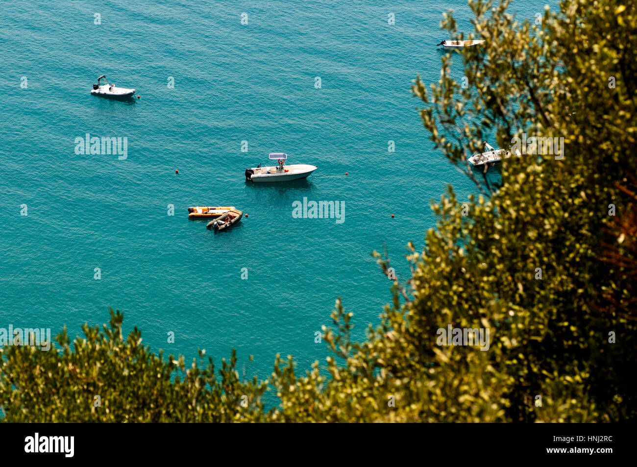 Vue panoramique sur la mer à Maratea.Italie Banque D'Images