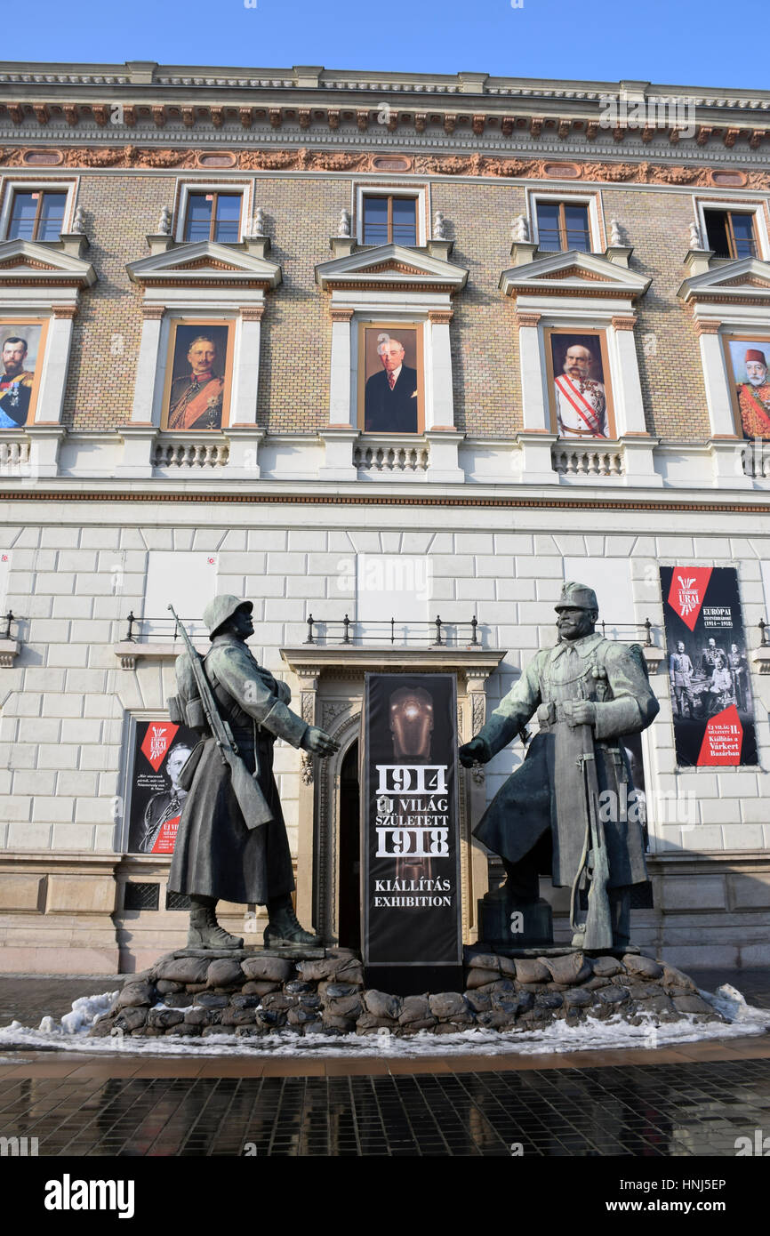 La Seconde Guerre mondiale, 1 Exposition, Vakert Bazar, Budapest, Hongrie Banque D'Images