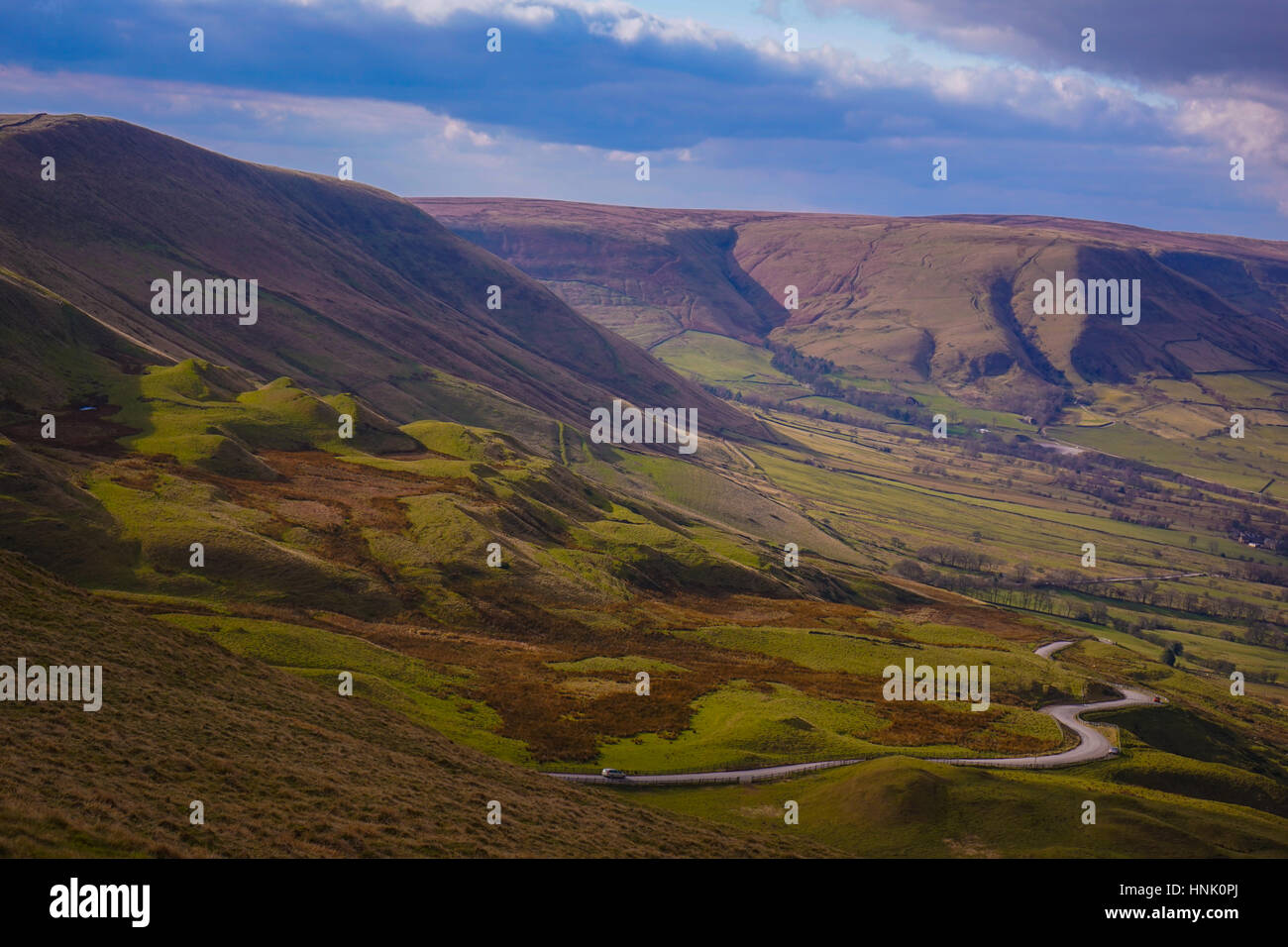 Mam Tor Summit Banque D'Images