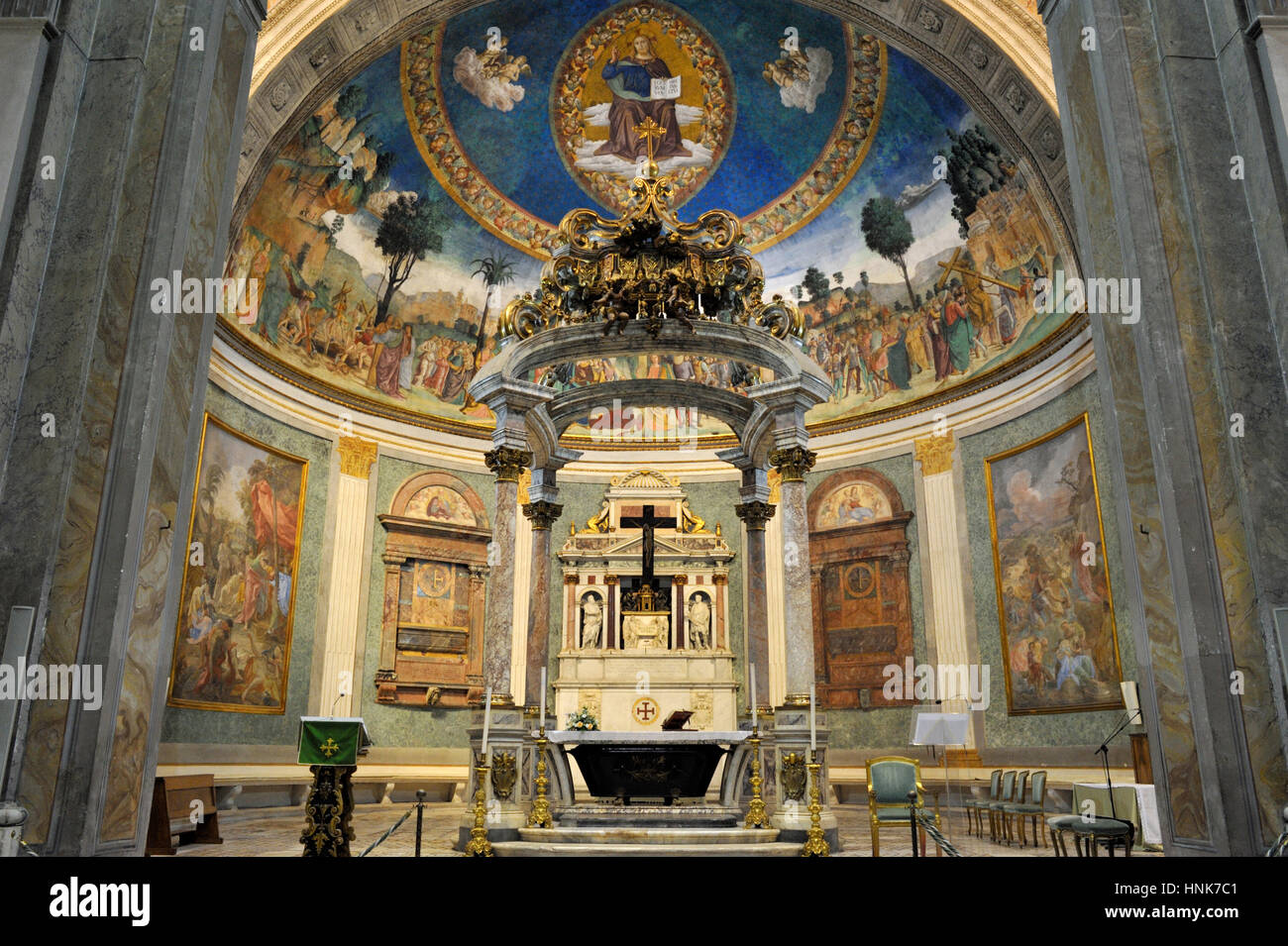 Italie, Rome, basilique de Santa Croce à Gerusalemme Banque D'Images