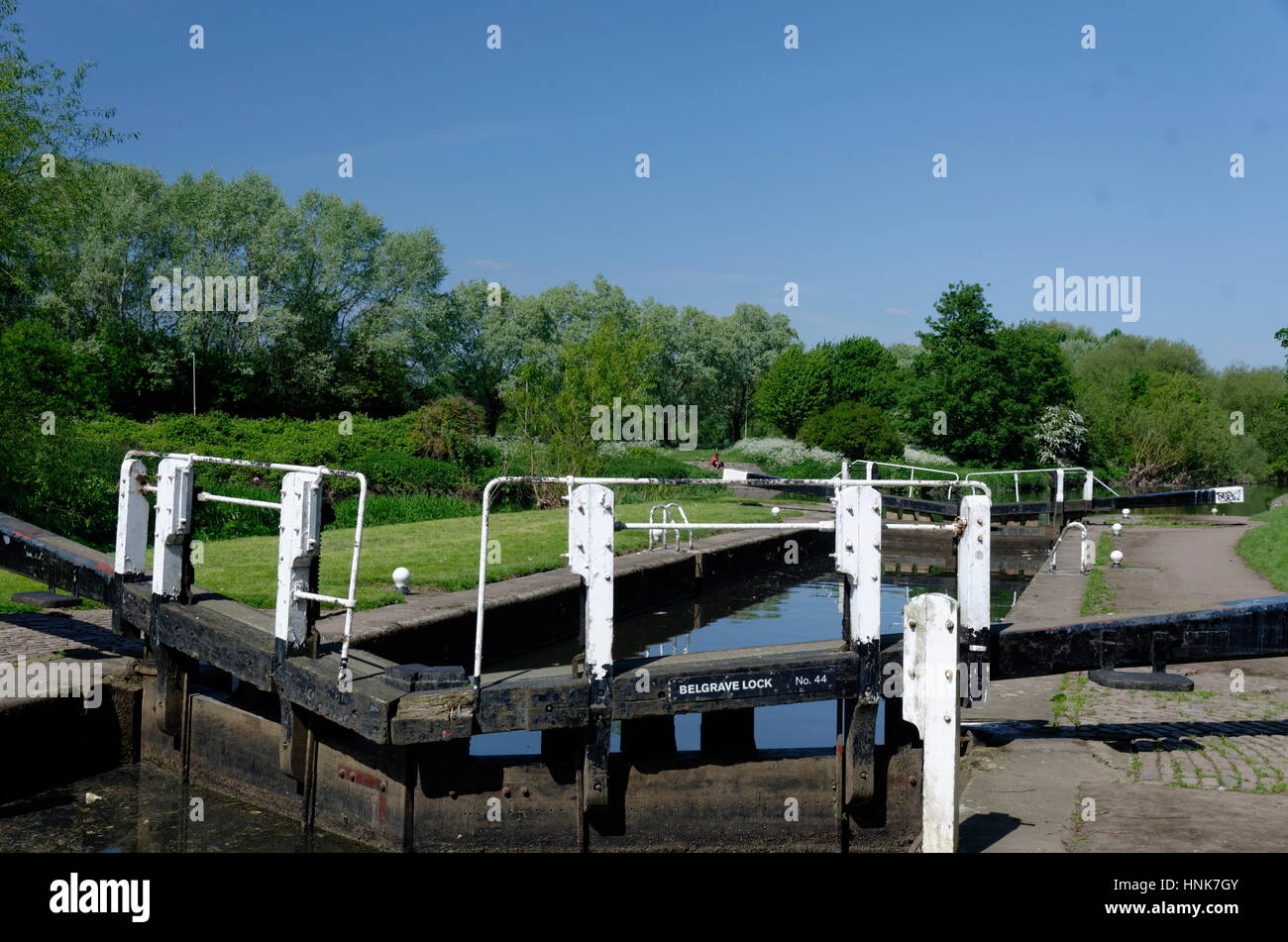 Belgrave, Grand Union Canal, Thurmaston, Angleterre Banque D'Images