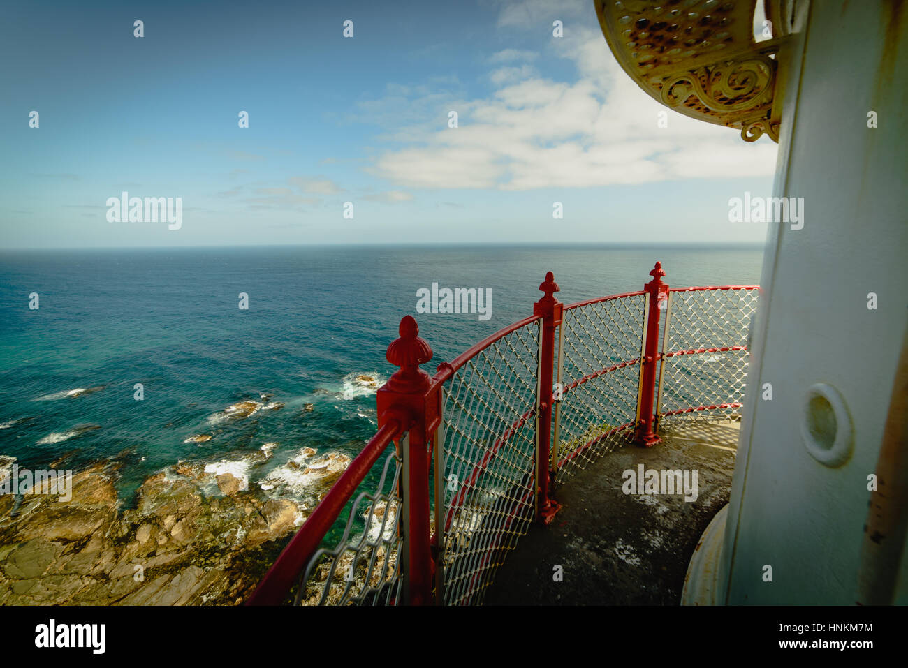 Vue depuis le sommet du cap otway / phare phare Banque D'Images