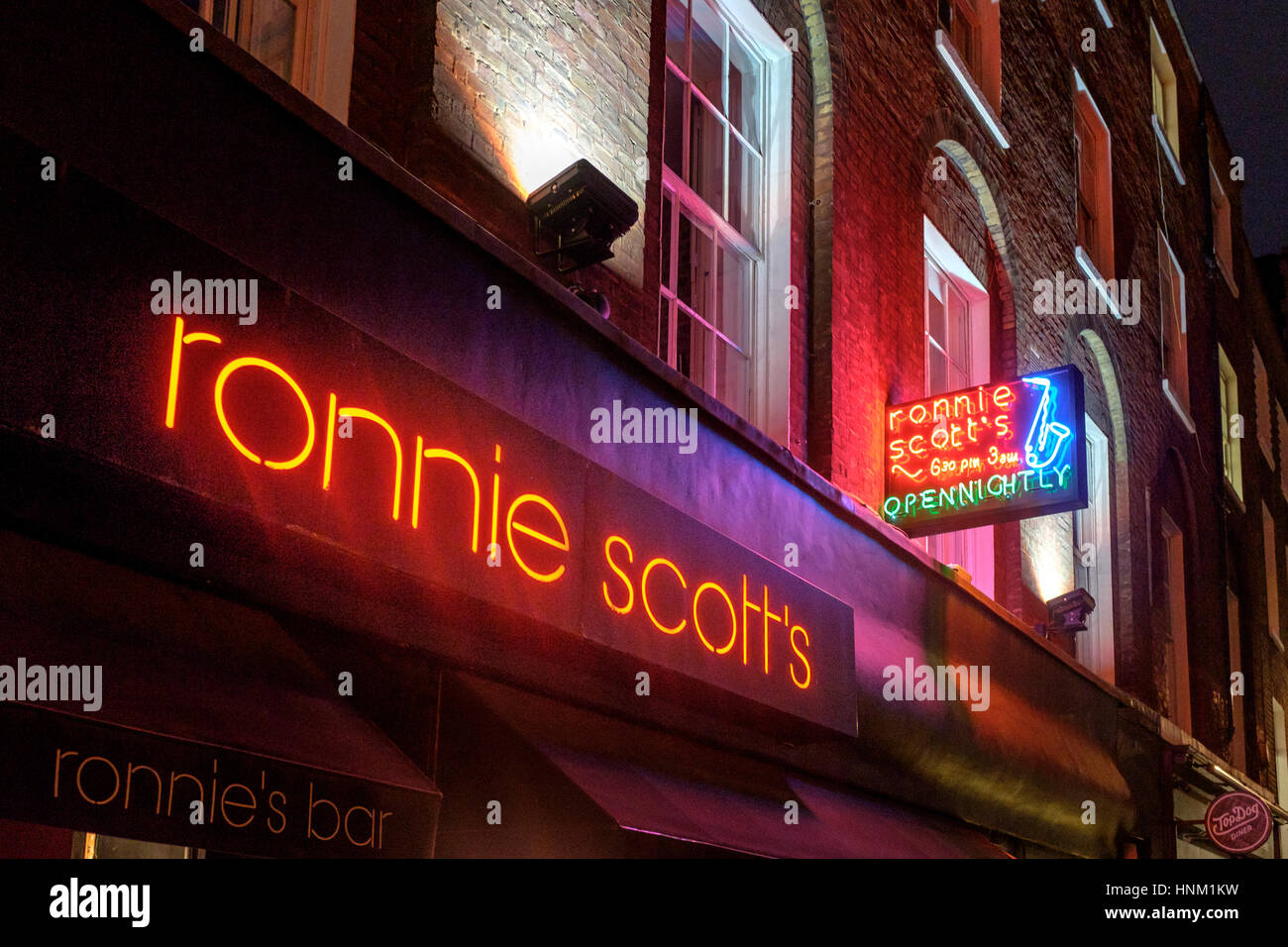 Ronnie Scott's Jazz Club rue Firth,Soho,Londres,Angleterre Banque D'Images