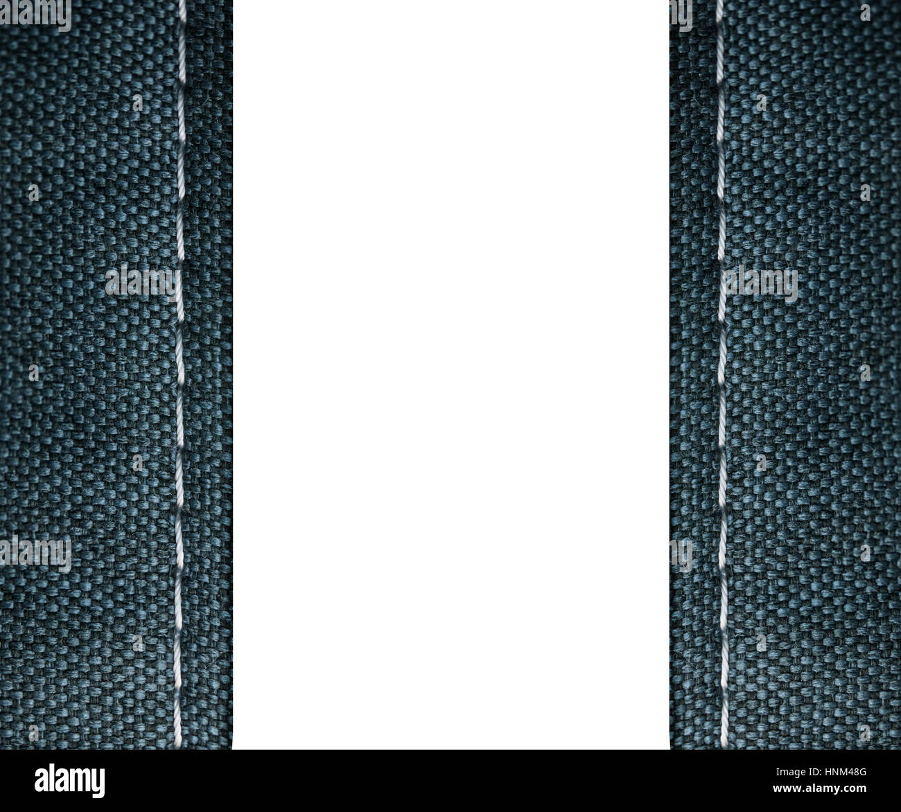 Châssis Jeans isolé sur fond blanc Banque D'Images