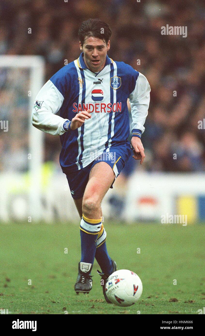 CHRIS WADDLE SHEFFIELD FC mercredi 20 février 1996 Banque D'Images