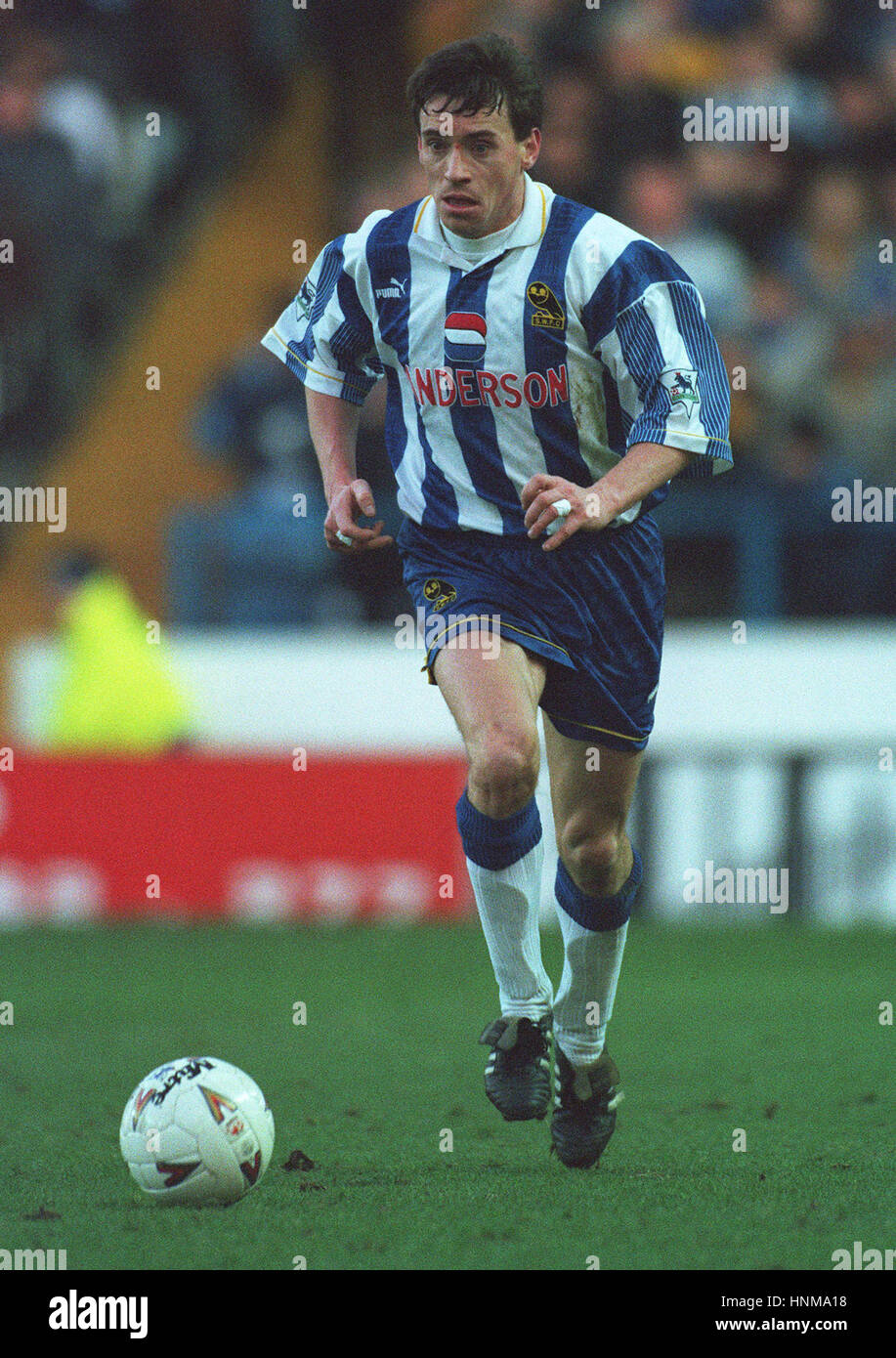 IAN NOLAN SHEFFIELD WEDNESDAY FC 05 Janvier 1995 Banque D'Images