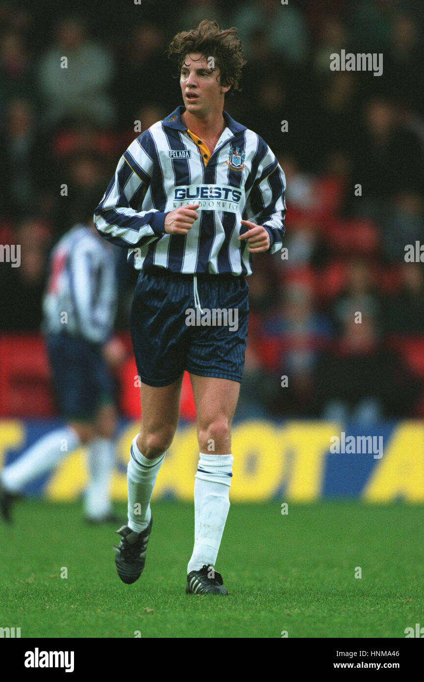 ANDY HUNT West Bromwich Albion FC 12 Janvier 1995 Banque D'Images