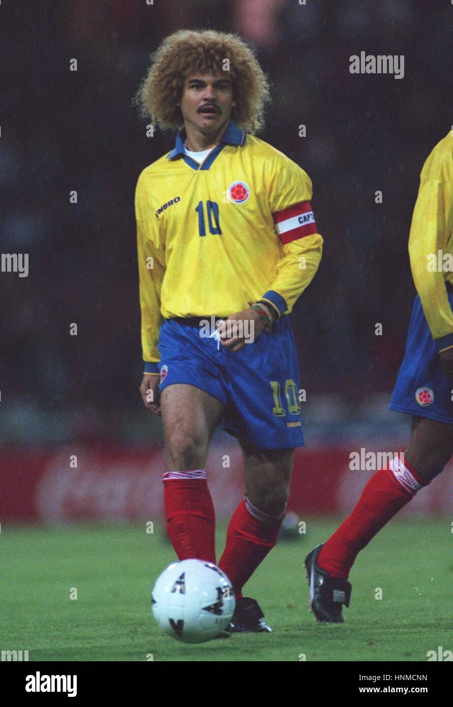CARLOS VALDERRAMA COLOMBIE 07 septembre 1995 Banque D'Images