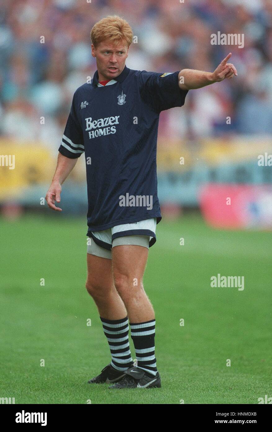 MO JOHNSTON FALKIRK FC 09 Octobre 1995 Banque D'Images