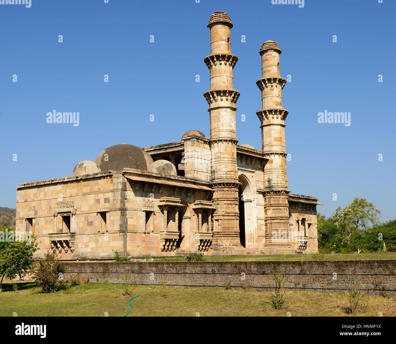 Parc archéologique de Champaner - Pavagadh est une ville historique dans l'état du Gujarat. Kevda mosquée Masjid. (UNESCO) Banque D'Images