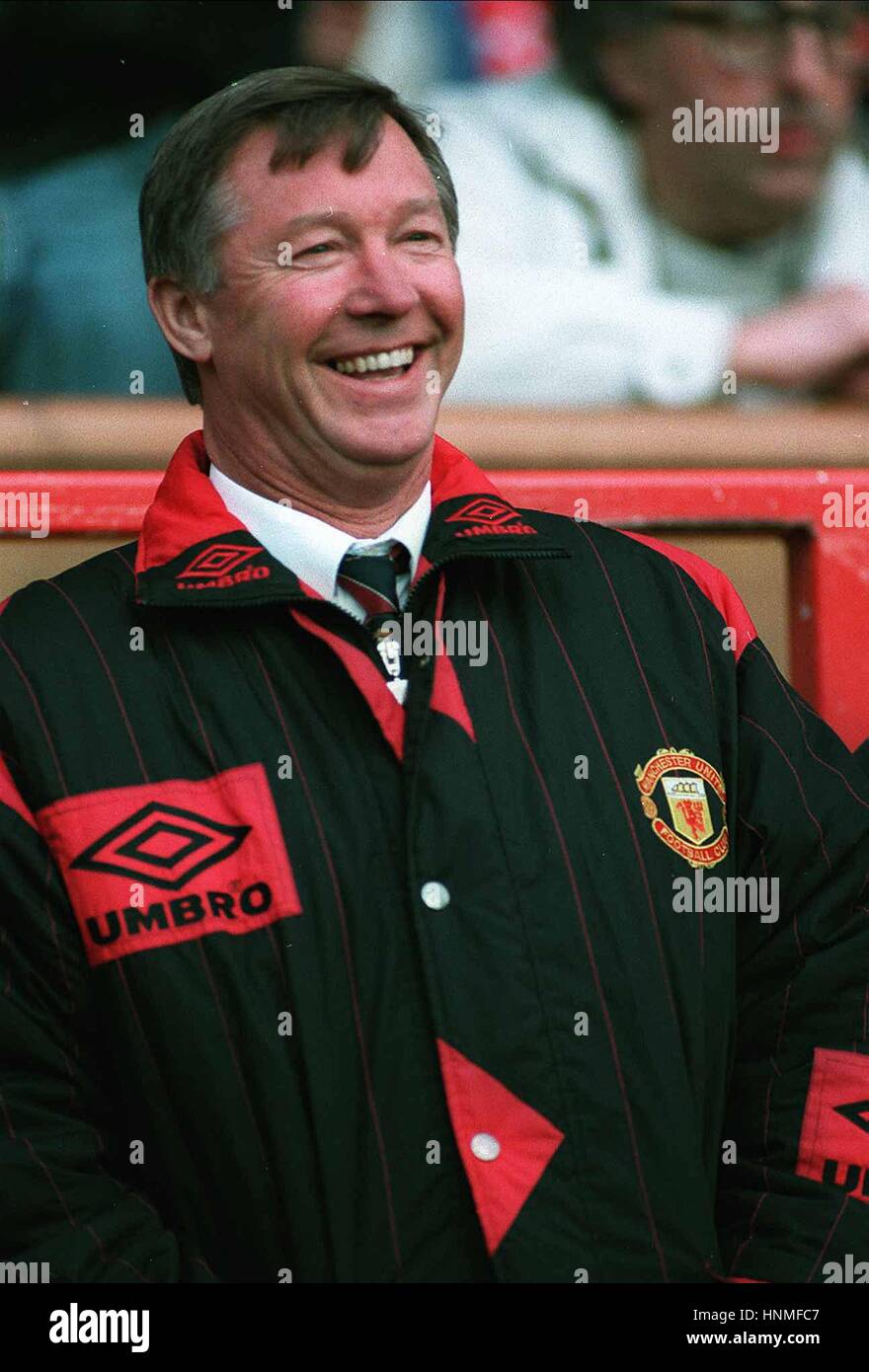 ALEX FERGUSON MANCHESTER UNITED V MANCHESTER UTD V Southampton SOUTHAMPTON 10 Mai 1995 Banque D'Images