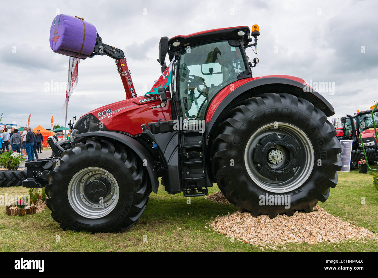 Cas énorme Optum CVX300 sur l'affichage à l'Anglesey Show Banque D'Images