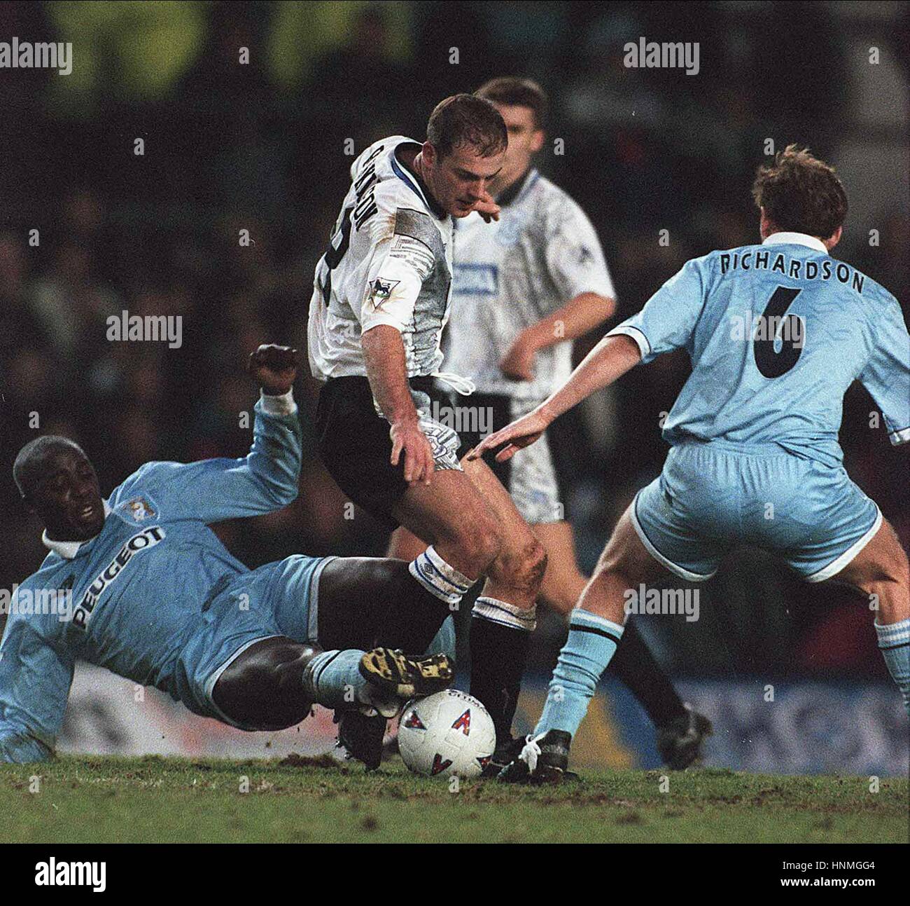 PAUL WILLIAMS JOE PARKINSON COVENTRY CITY V COVENTRY CITY V EVERTON 23 Décembre 1995 Banque D'Images