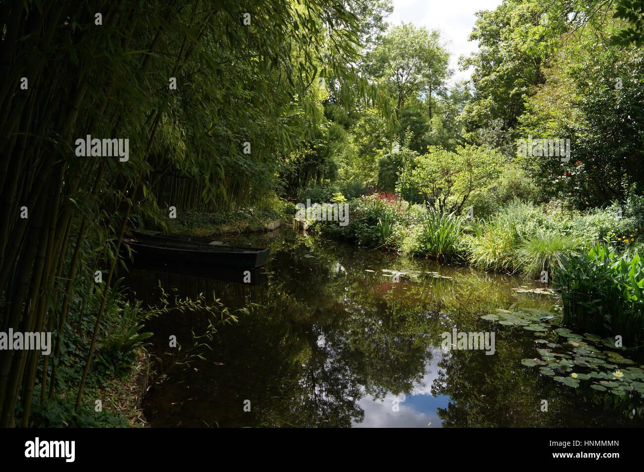 Jardin de Monet Banque D'Images