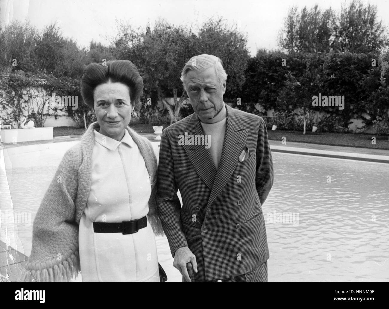 Duc et Duchesse de Windsor en France vers 1960 Banque D'Images