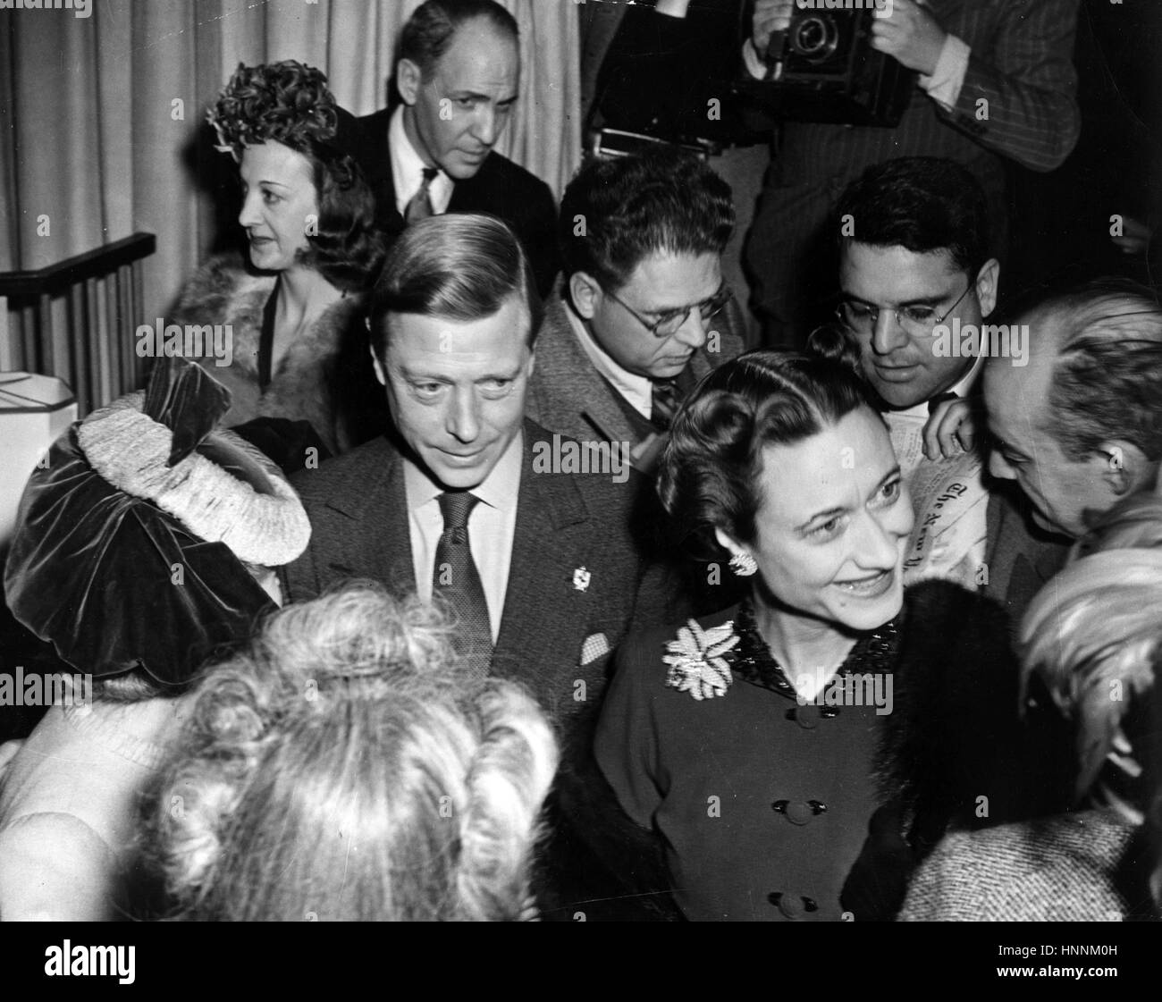 Duc et Duchesse de Windsor du Waldorf Astoria, New York, en octobre 1941. Banque D'Images