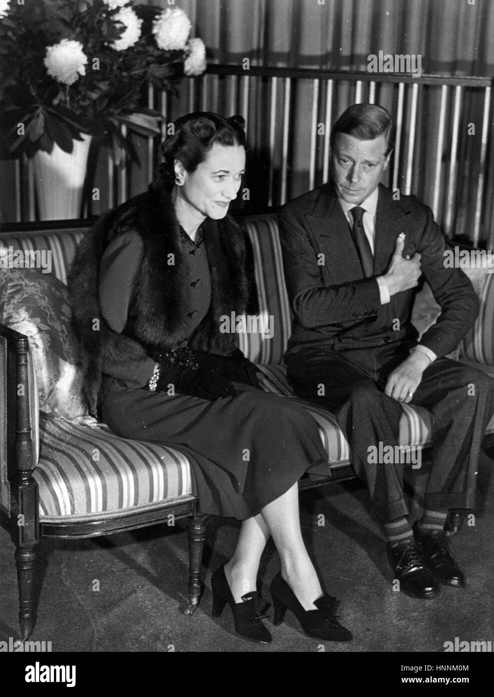 Duc et Duchesse de Windsor au New York Waldorf Astoria en octobre 1941. Banque D'Images